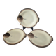 3 vintage fish plates Longwy Copenhagen