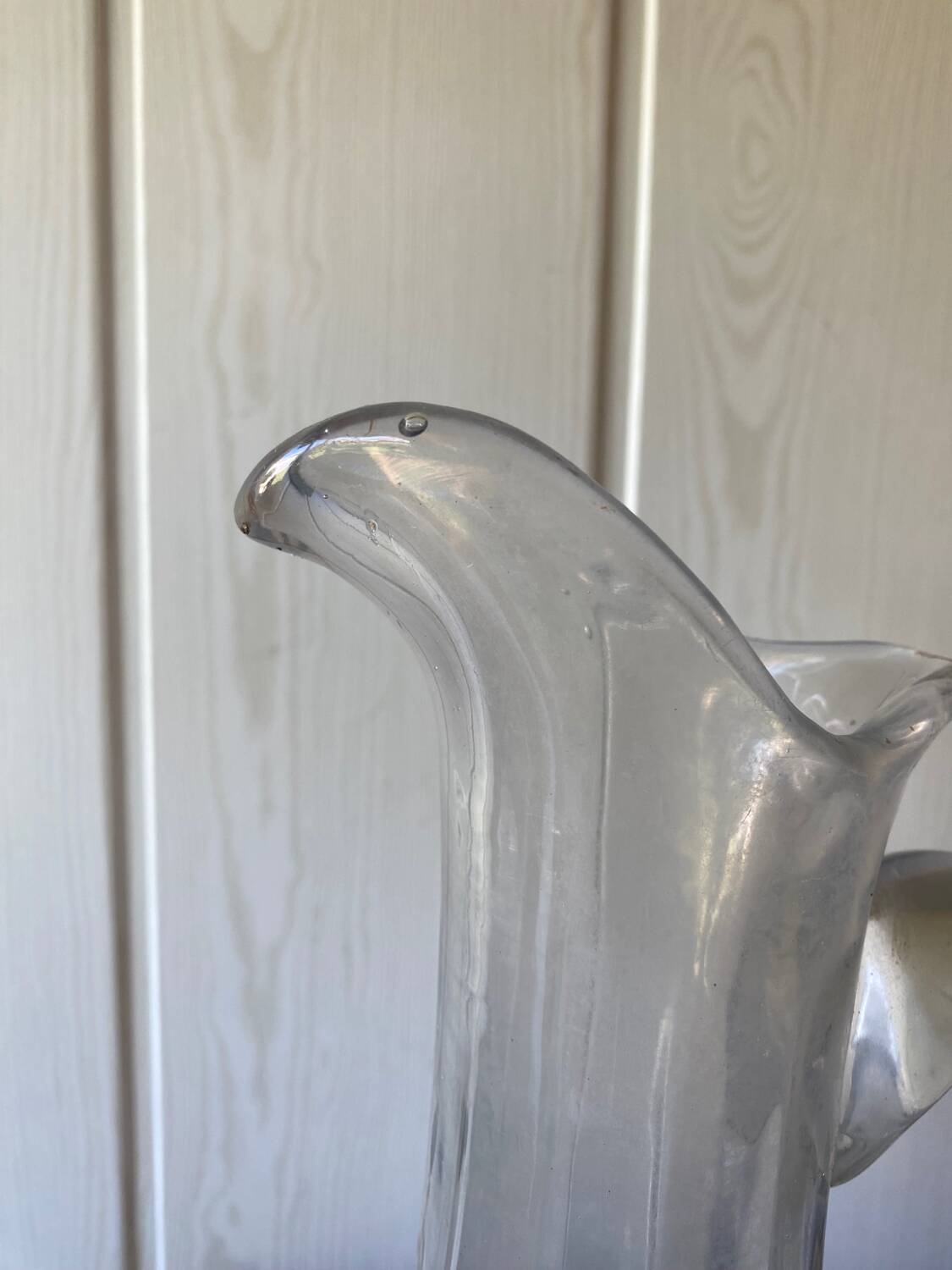 Blown glass carafe