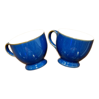 Duo of blue cups