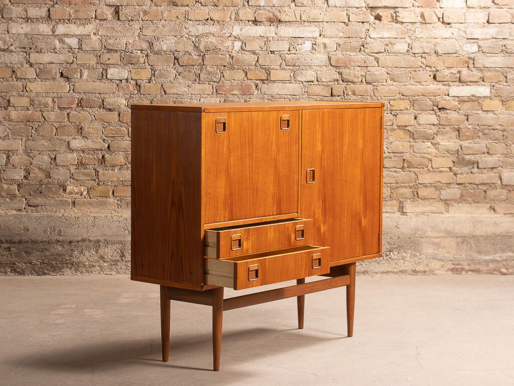 Teak buffet with a flap, circa 1960