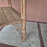 Wicker rattan coffee table