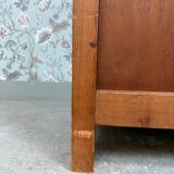 Vintage sideboard with sliding doors