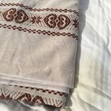 Vintage linen tablecloth and 6 towels