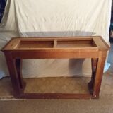 Mahogany empire style console