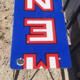 Industrial enamelled plate table