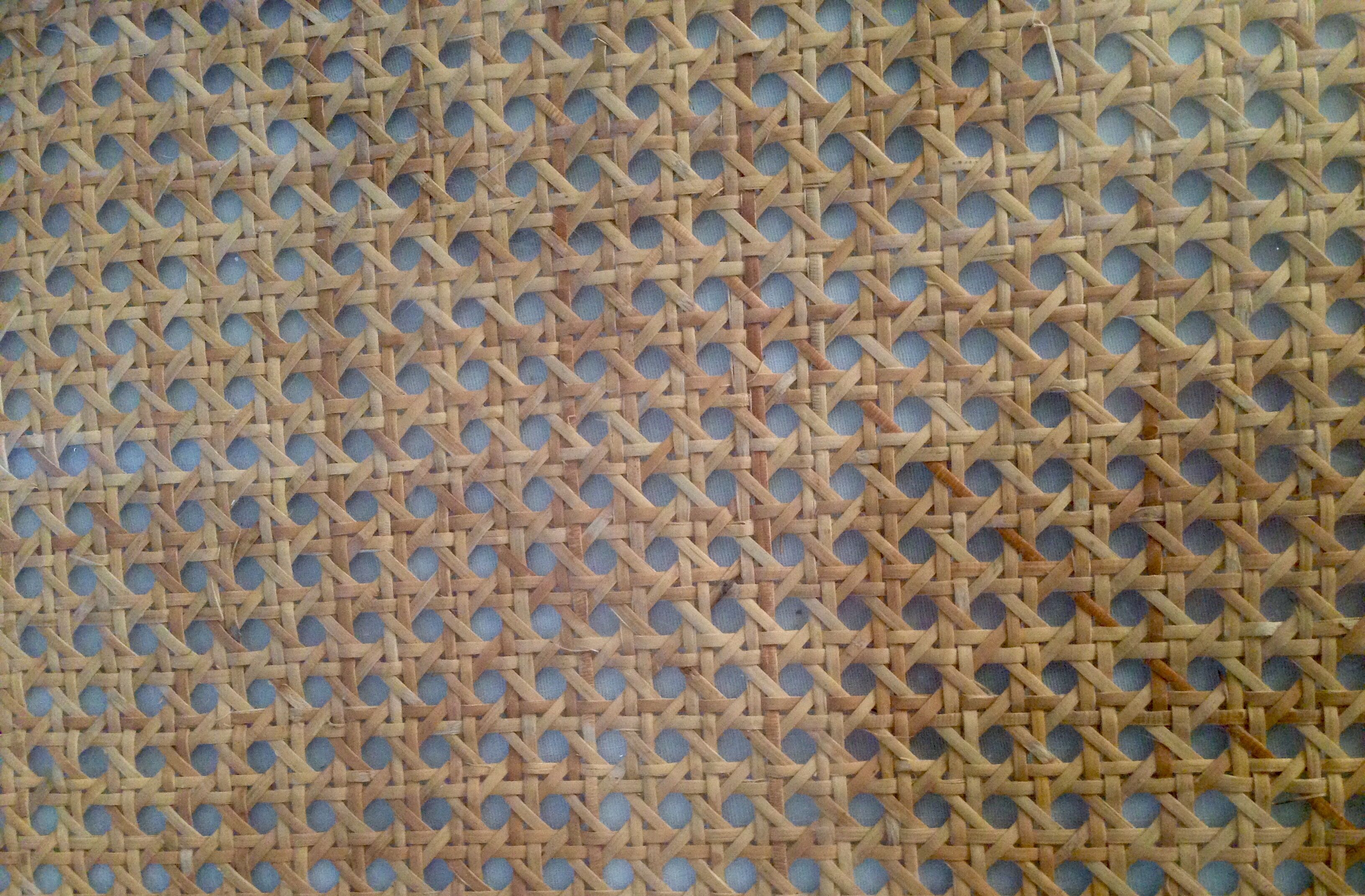 Set plexiglass and caning design 70 s