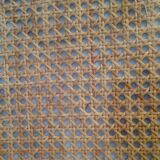 Set plexiglass and caning design 70 s