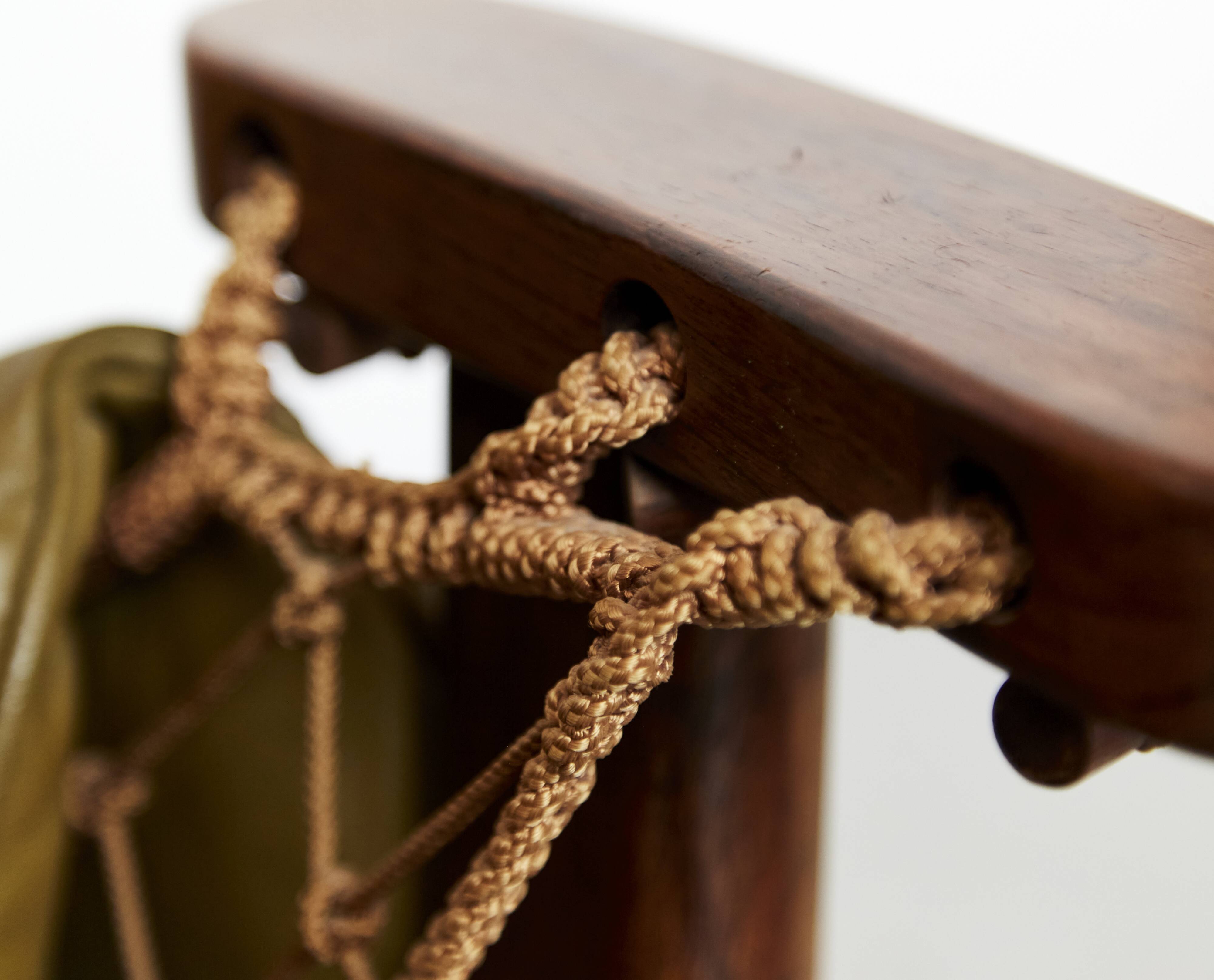 Jean Gillon "Jangada" Lounge Chair & Ottoman for Italma Wood Art, 1968