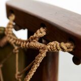 Jean Gillon "Jangada" Lounge Chair & Ottoman for Italma Wood Art, 1968