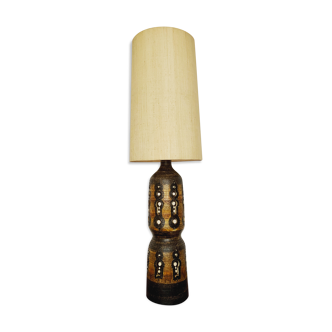 French ceramic floor lamp by Georges Pelletier