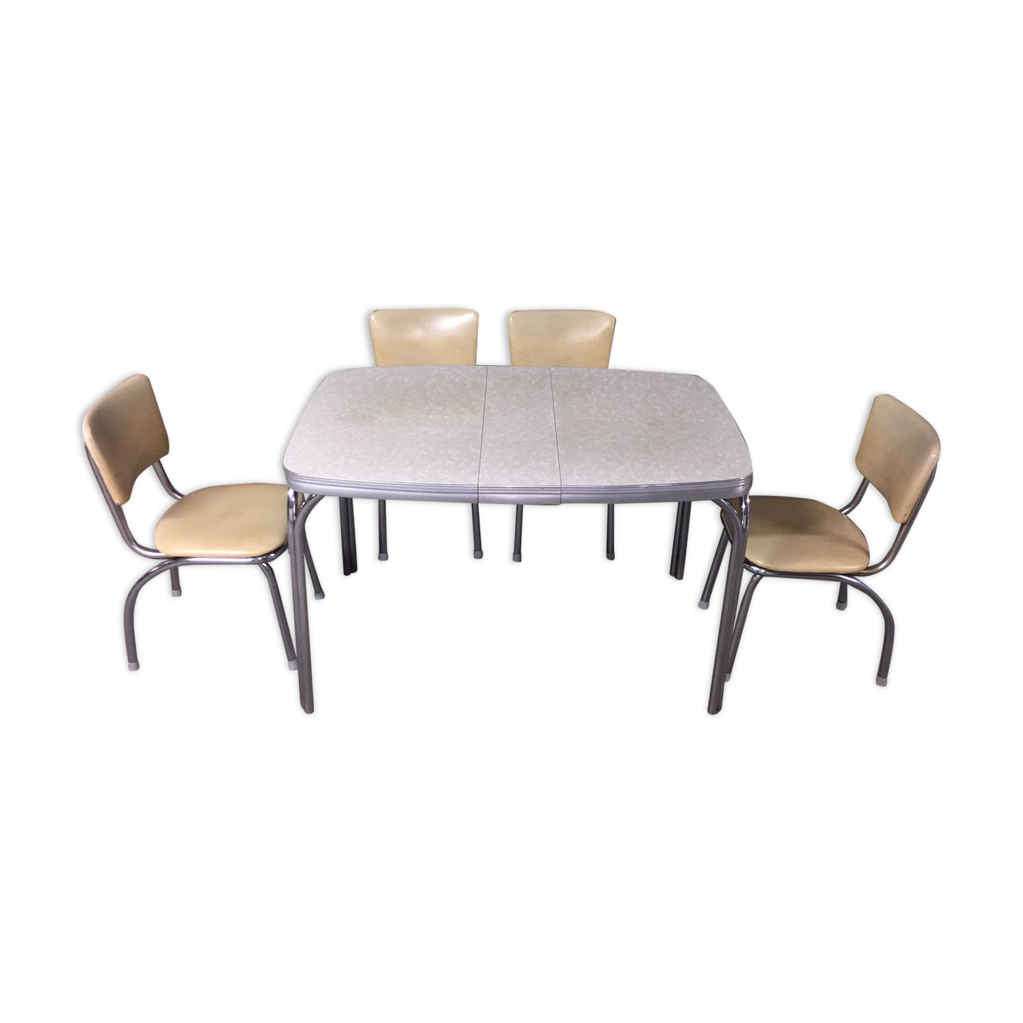 Table formica et chaises par American Fixture, 1950