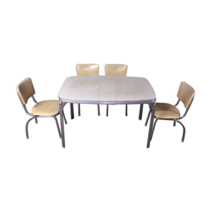 Table formica et chaises par American