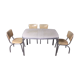 Table formica et chaises par American Fixture, 1950