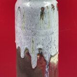 superb flared roller vase signed Les Salicornes Van Duser Lesburgueres 34 cm