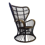 Vintage Rattan Peacock Chair