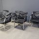 Set of 6 Rudolf Glatzel armchairs for Knoll Art Collection, 1980s