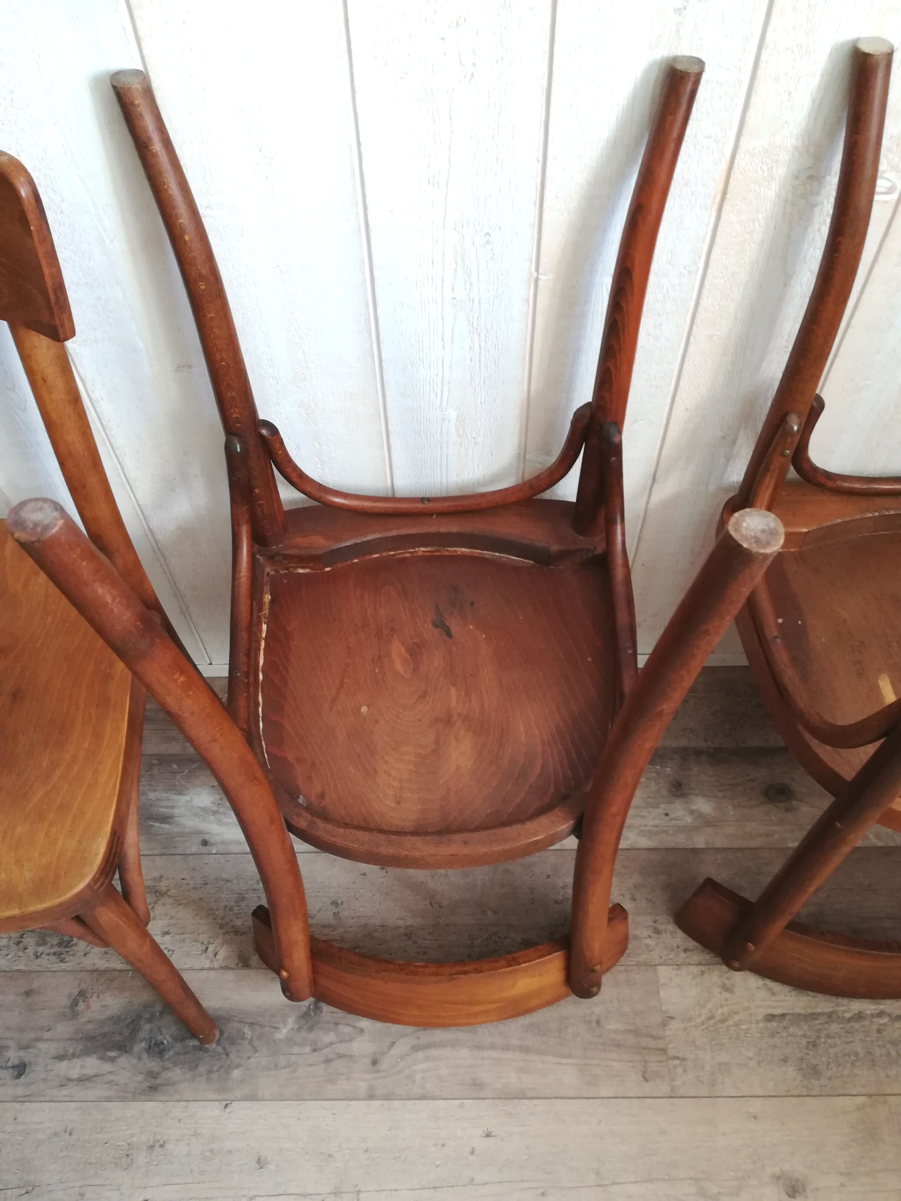 4 Thonet bistro chairs