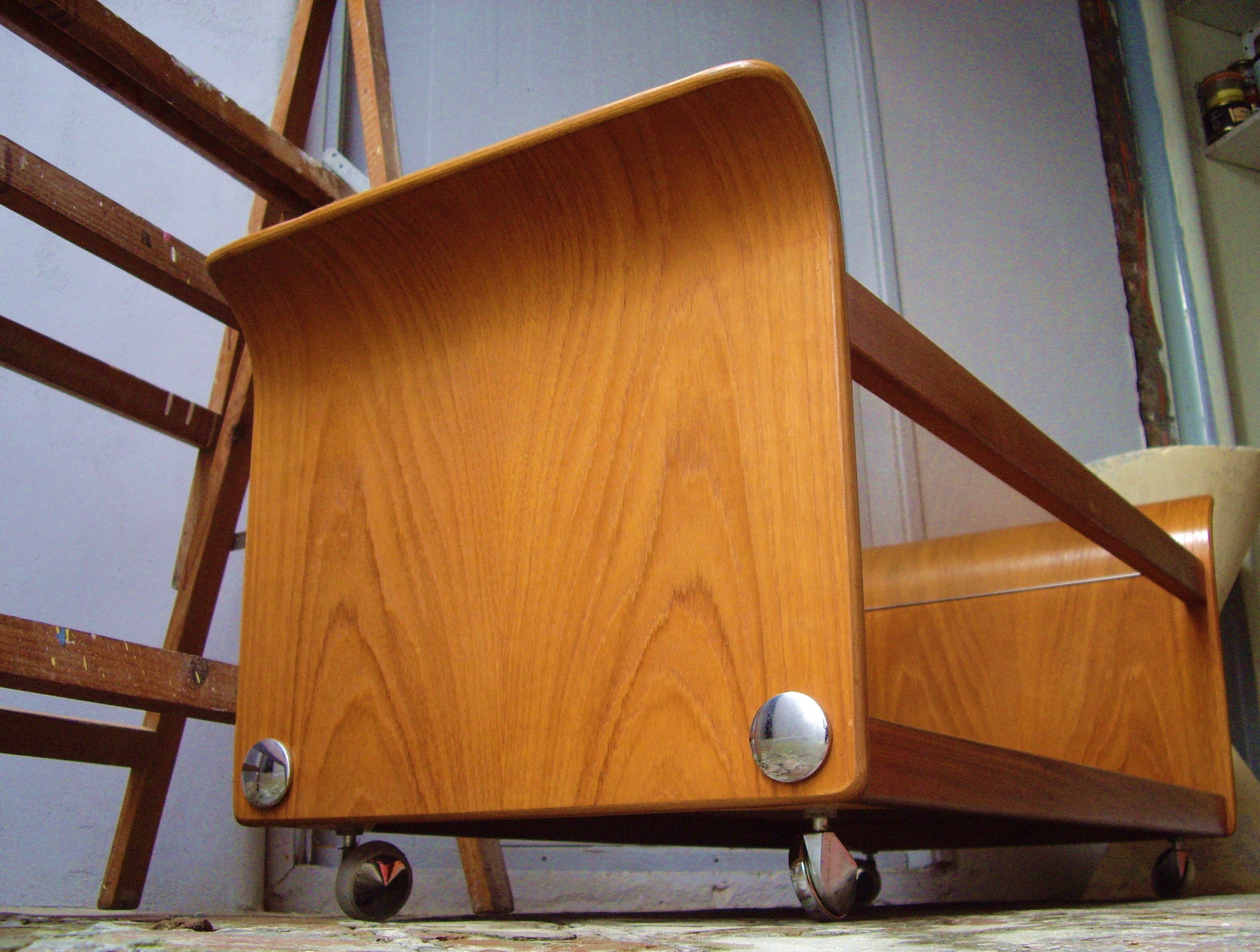 The 1970s teak coffee table