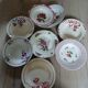 8 mismatched antique soup plates