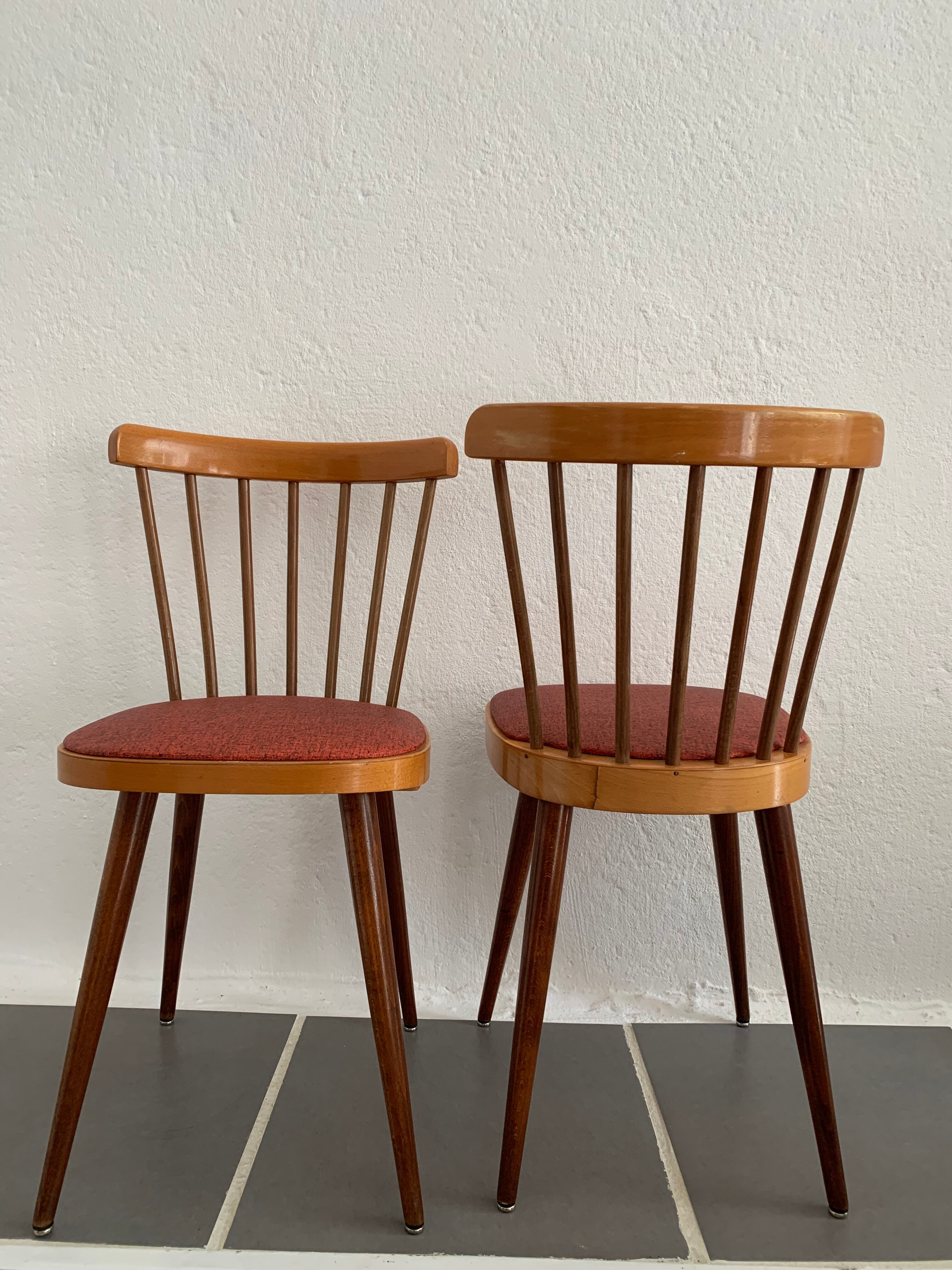 Pair Chairs Baumann model 740
