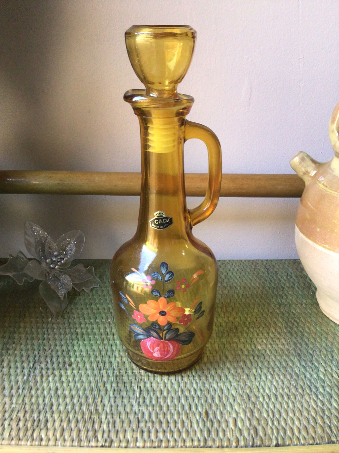 Amber Italian carafe