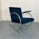 Fauteuil Bauhaus Art Déco en Acier Tubulaire par Jan Schröfer pour Ahrend De Cirkel, 1920s