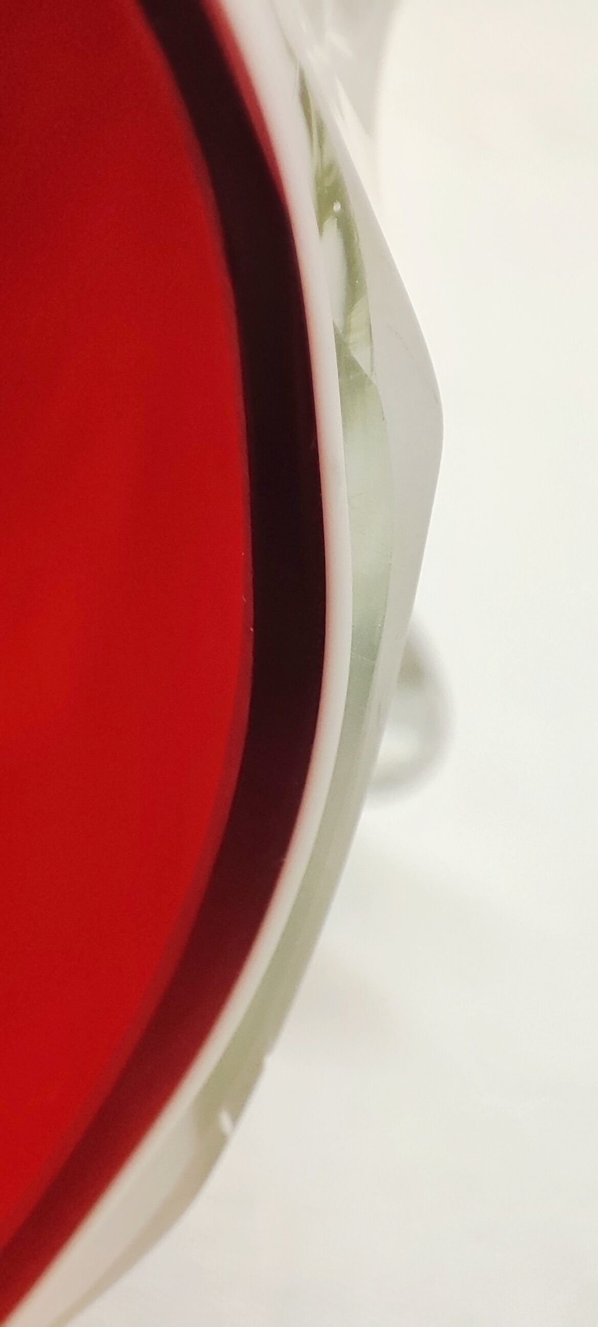 Murano glass vase. Italy 1980s.