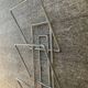Range vinyles mural vintage en inox