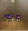 Lustre of Lucien Gau, antique.