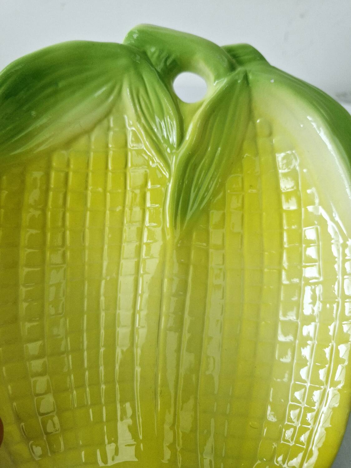 Small Vintage Ceramic Ramekin Cup Dish Corn Cob Shape