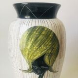 Double-sided ceramic vase