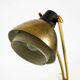 Rare large Mid Century Modern brass table lamp with beautiful patina