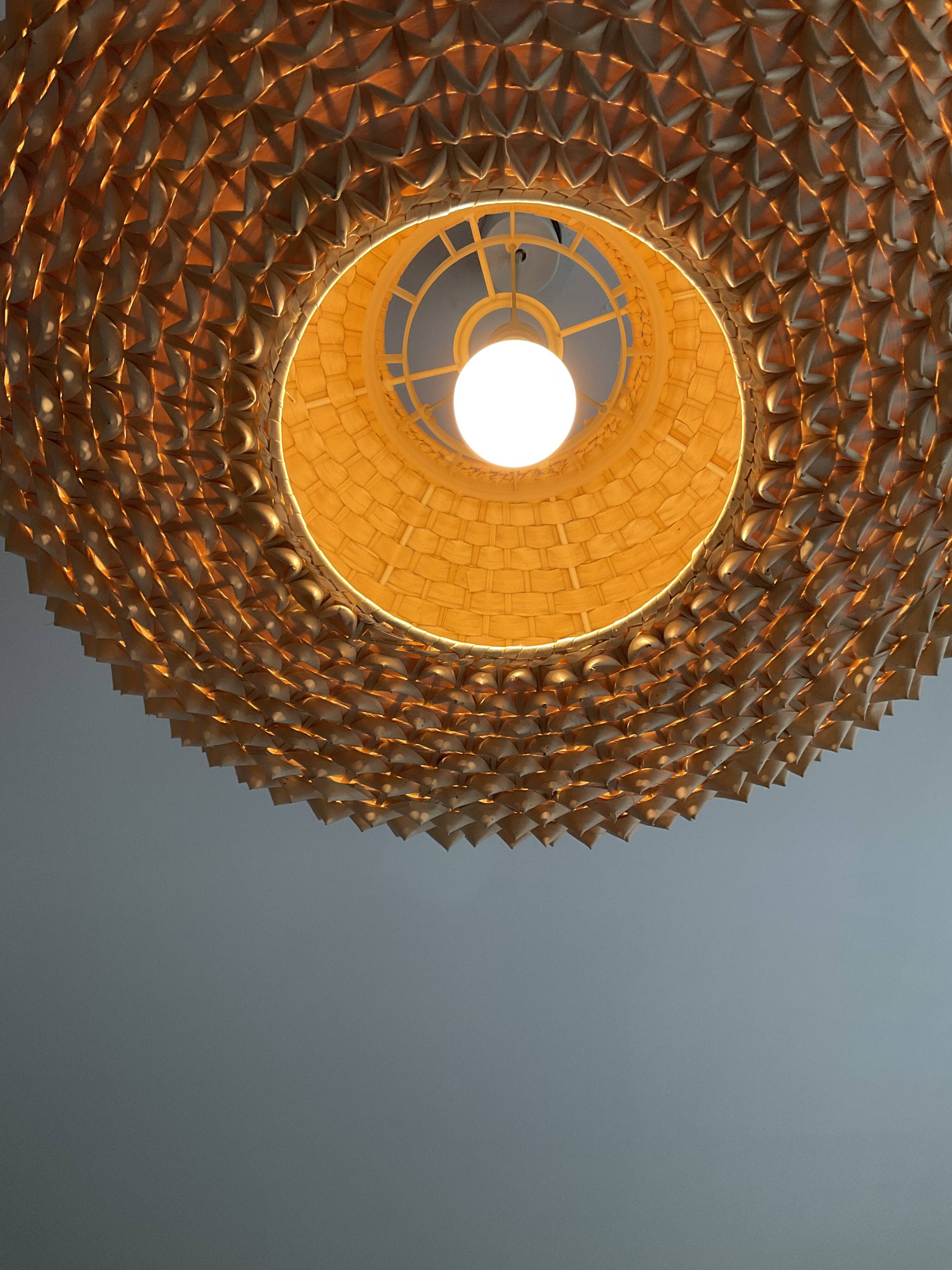 Suspension vintage des années 70