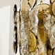 Large smoked glass citrus chandelier by j.t. kalmar
