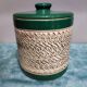 Ceramic tobacco jar signed Brisdoux