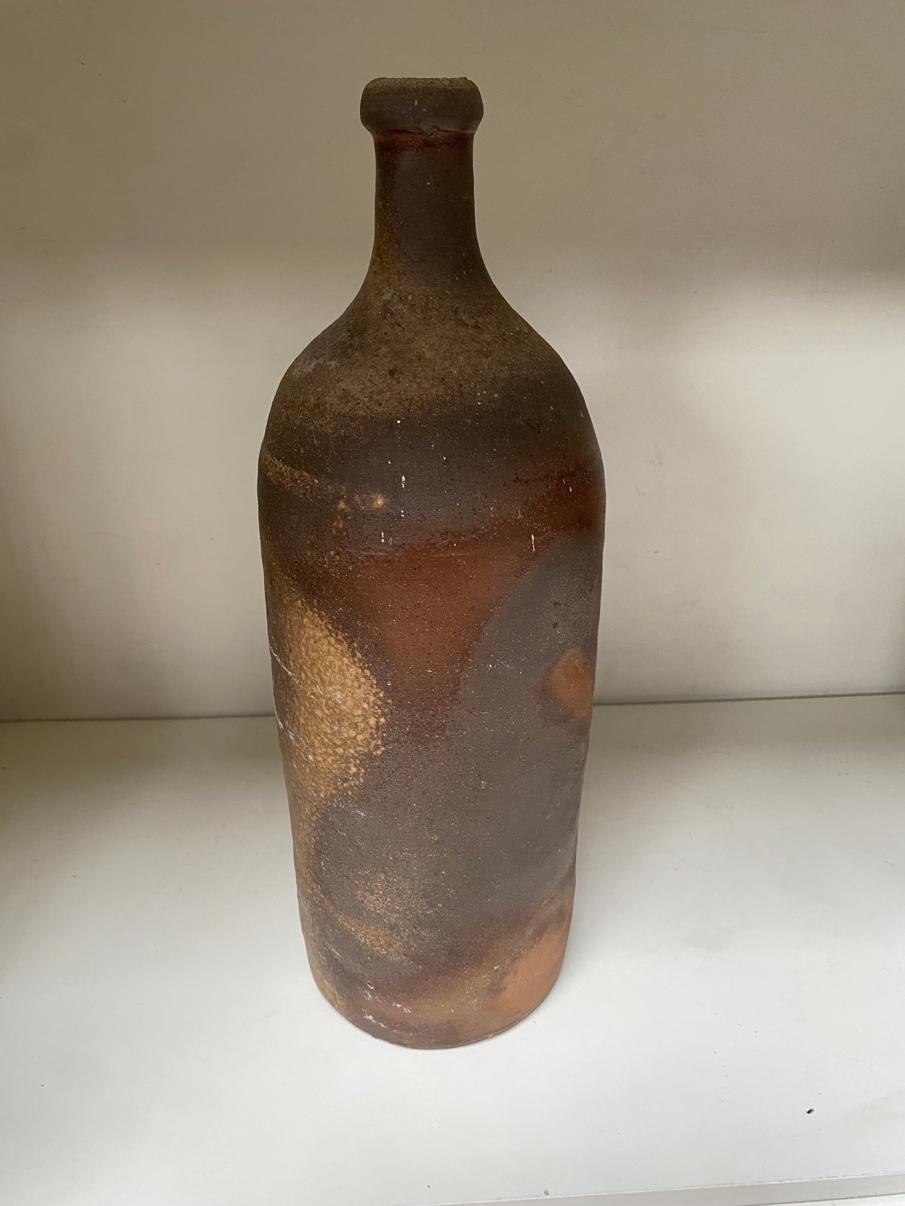 Old sandstone bottle