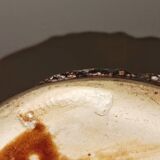 Vallauris Ceramics Fat Lava Spiral Vase Coral 28 cm Vintage