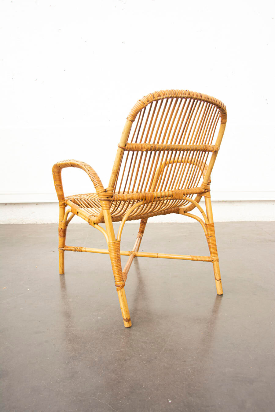 Rattan armchair