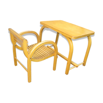 Child office and his Baumann Art Deco Chair