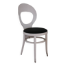 Chaise baumann mouette blanche skaï noir