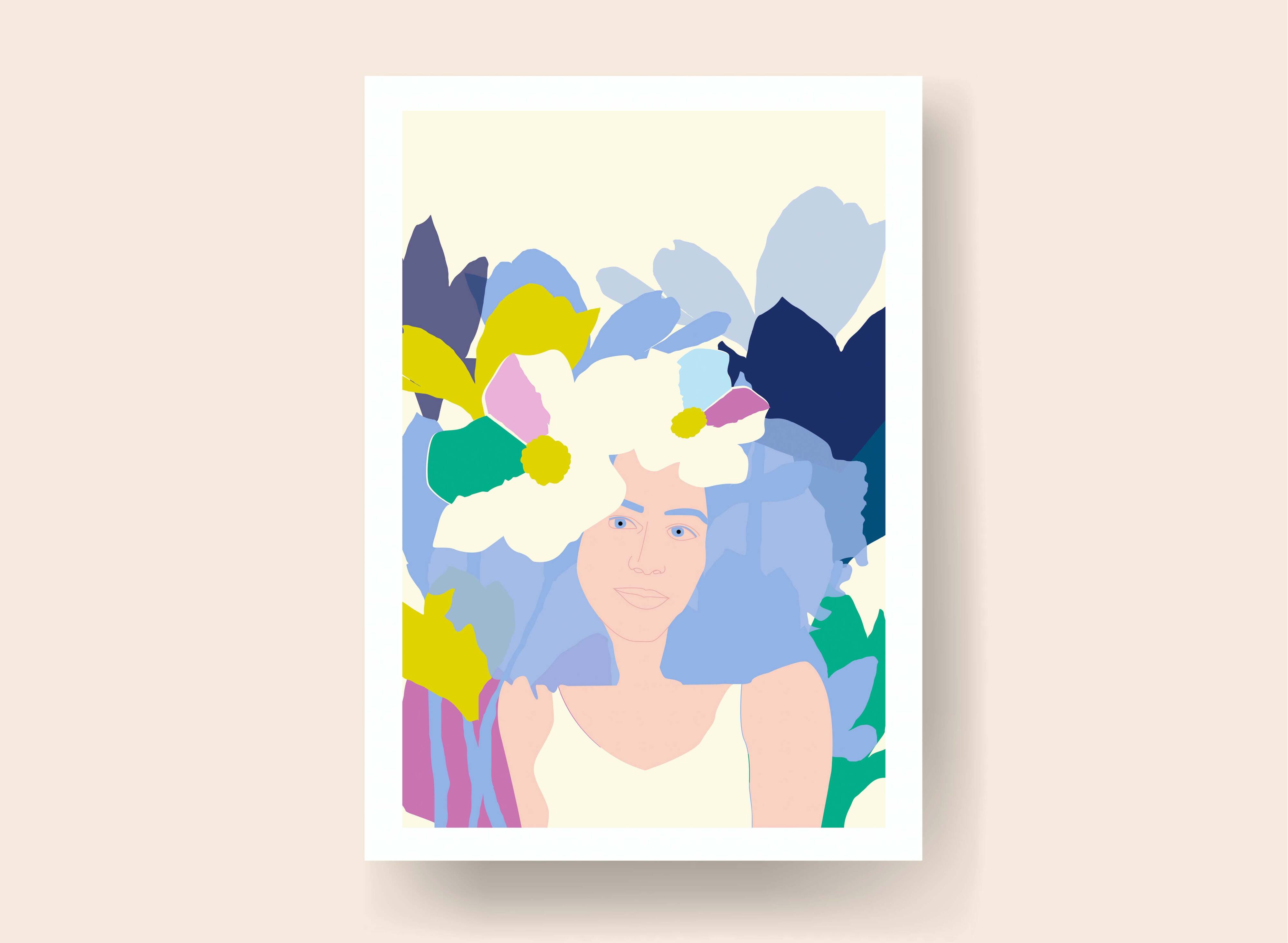 In the garden - illustration a3