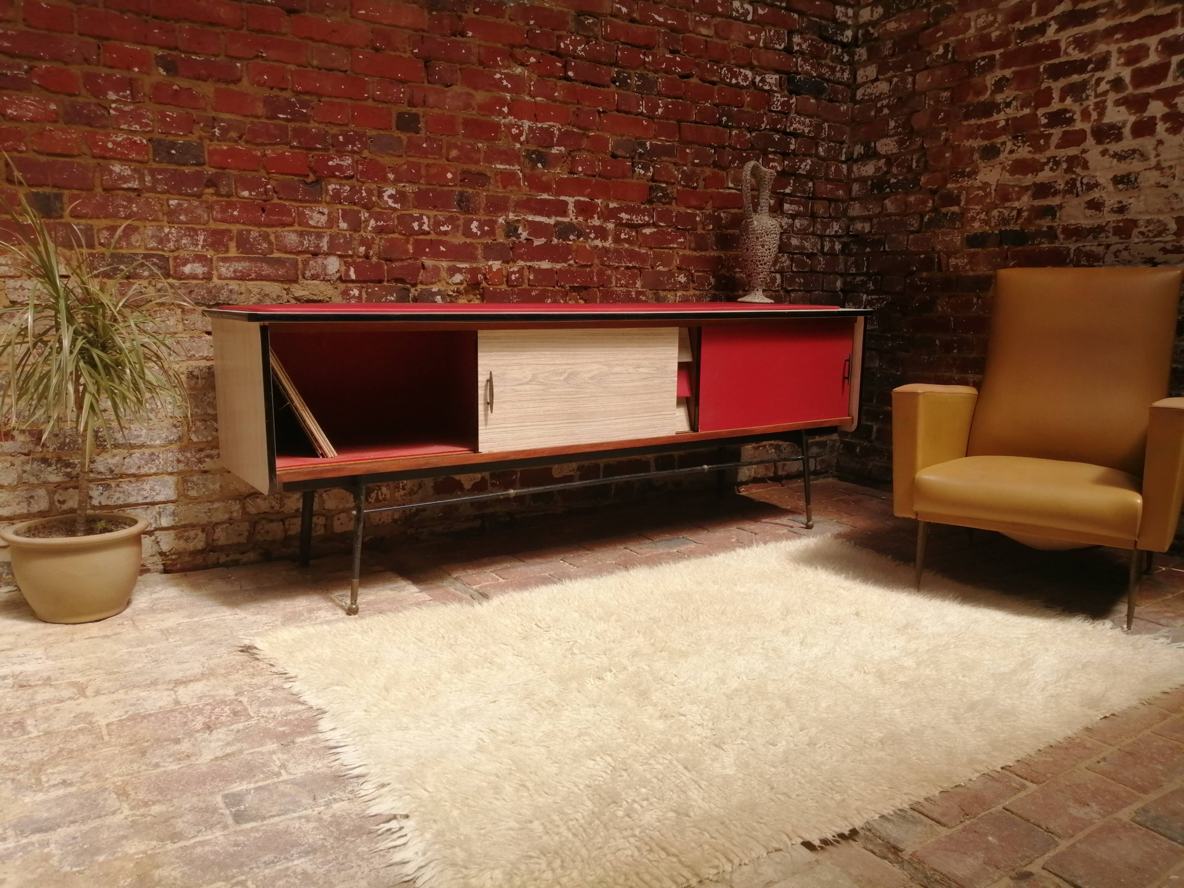 Danish bicolor sideboard 1950