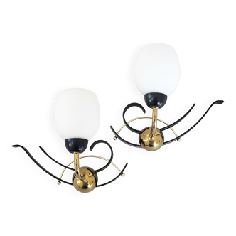 Pair of vintage sconces 1950