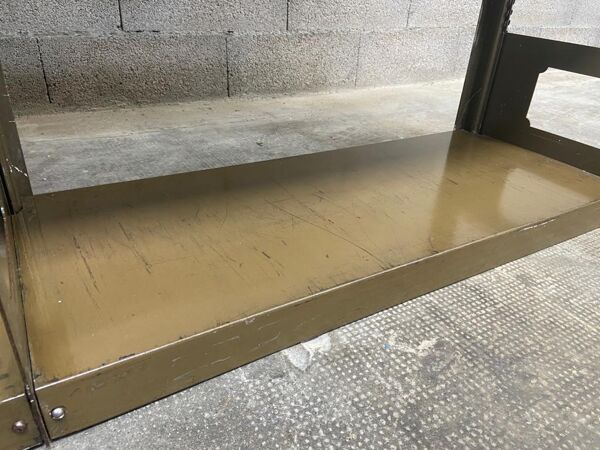 Étagère industrielle métallique strafor 1930