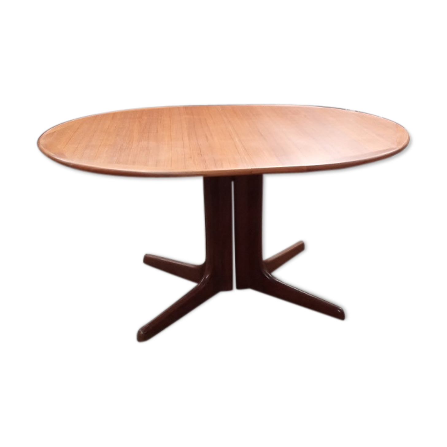 Table Roche Bobois teck ovale