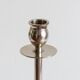 Duo of silver-plated brass candlesticks, 1950s/1960s
