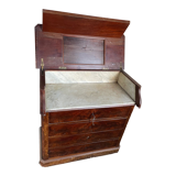 Secrétaire bois et marbre
