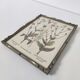 Botanical board wildflowers frame wood to pose