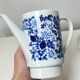 Vintage Melitta coffee service – White porcelain with blue flowers – 1970s – Made in Germany