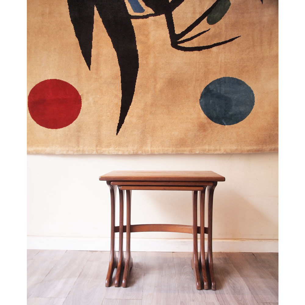 Vintage Scandinavian nesting tables